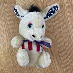 Patriotic plush donkey
7.5in 